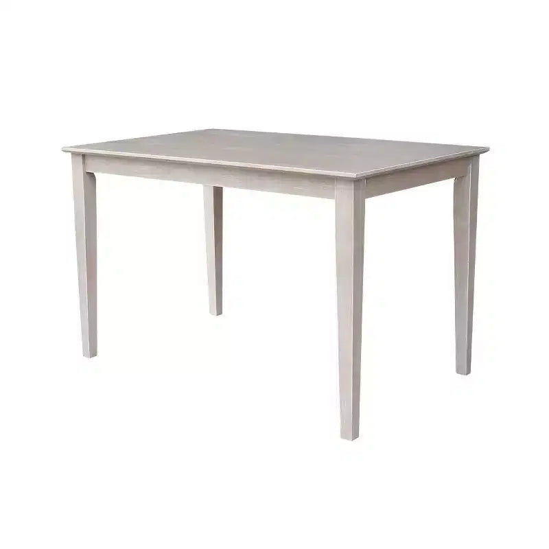 Ensemble de salle à manger 5 pièces en bois massif avec 4 chaises, table rectangulaire - International Concepts
