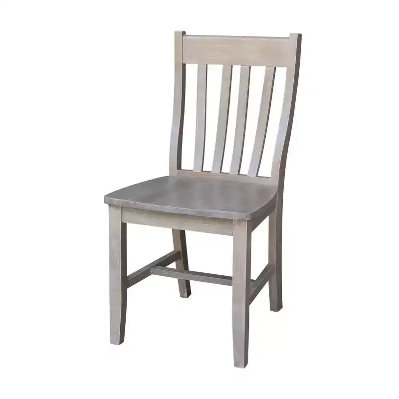 Ensemble de salle à manger 5 pièces en bois massif avec 4 chaises, table rectangulaire - International Concepts