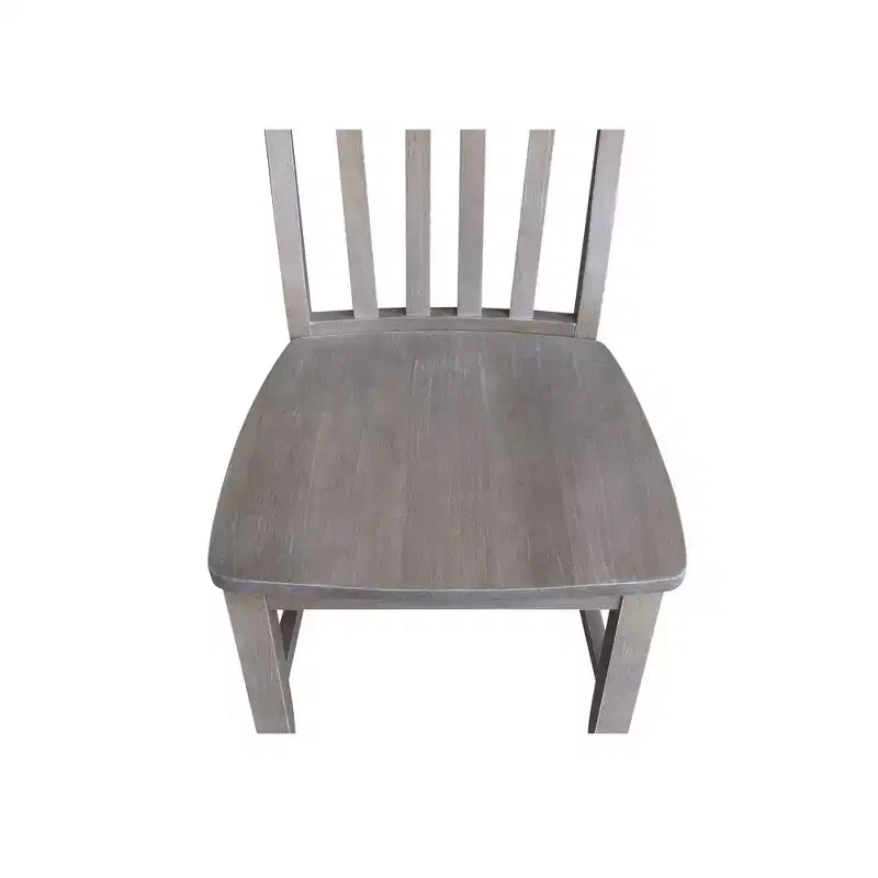 Ensemble de salle à manger 5 pièces en bois massif avec 4 chaises, table rectangulaire - International Concepts