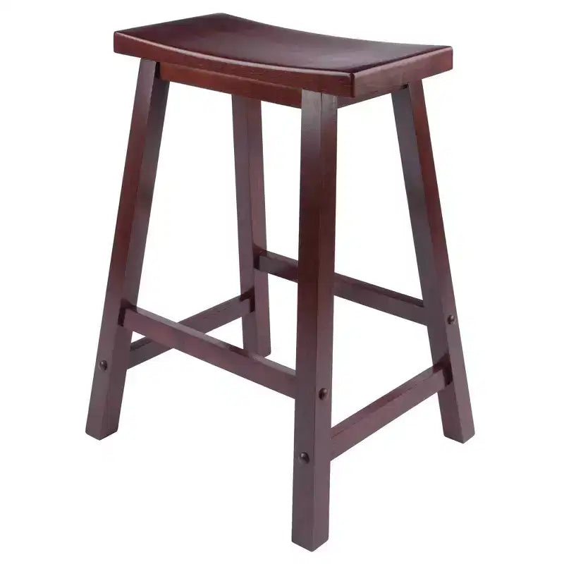 Ensemble de salle à manger 3 pièces Lynnwood 24" avec plateau rabattable et tabourets de comptoir, selle - Winsome : gain de place, 4 places