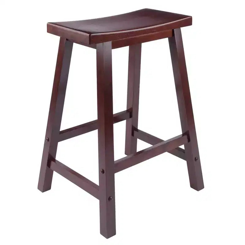 Ensemble de salle à manger 3 pièces Lynnwood 24" avec plateau rabattable et tabourets de comptoir, selle - Winsome : gain de place, 4 places