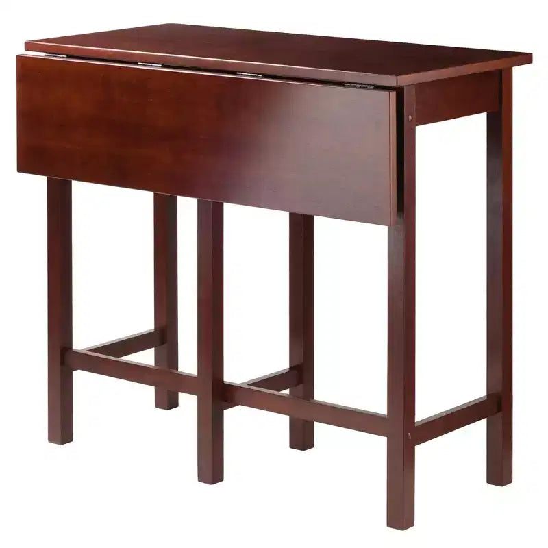 Ensemble de salle à manger 3 pièces Lynnwood 24" avec plateau rabattable et tabourets de comptoir, selle - Winsome : gain de place, 4 places