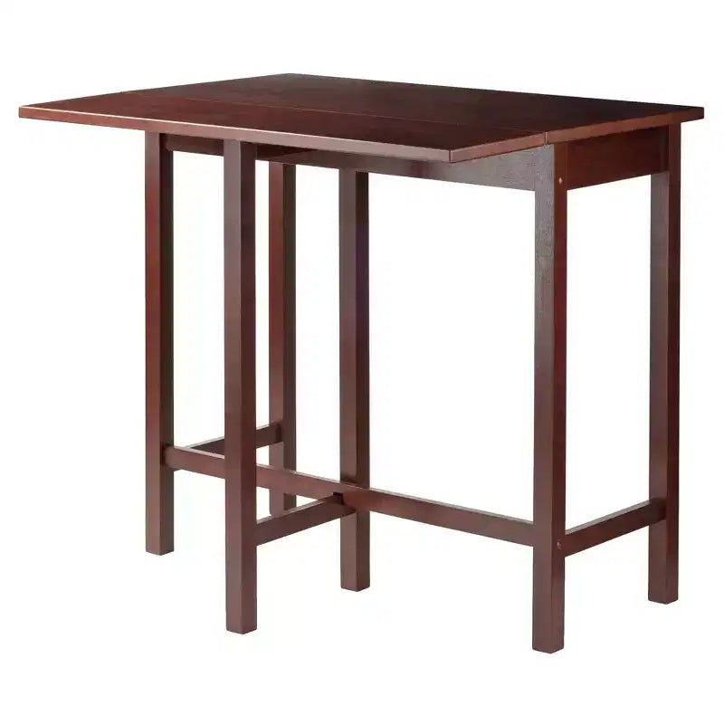 Ensemble de salle à manger 3 pièces Lynnwood 24" avec plateau rabattable et tabourets de comptoir, selle - Winsome : gain de place, 4 places