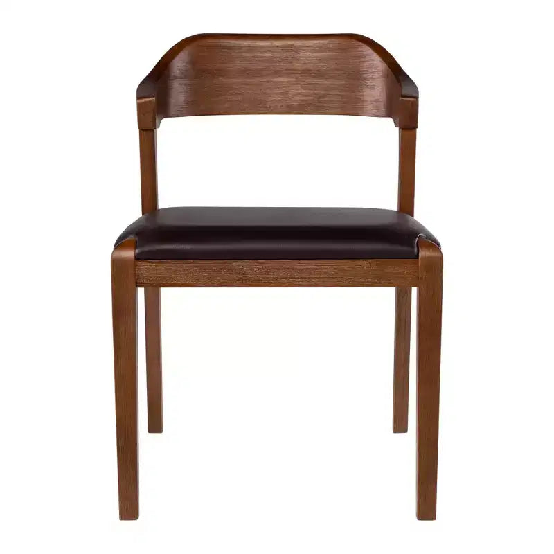 Ensemble table de salle à manger extensible 7 pièces Rasmus avec chaises d'appoint Châtaigne - Boraam