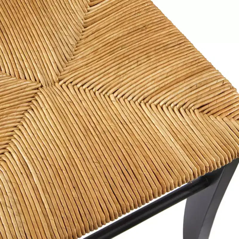 Buylateral Ensemble de salle à manger rond 3 pièces Thorton Farmhouse 101 cm noir
