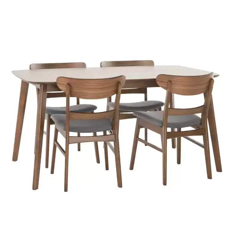 Ensemble de salle à manger 5 pièces Idalia de style moderne du milieu du siècle - Christopher Knight Home
