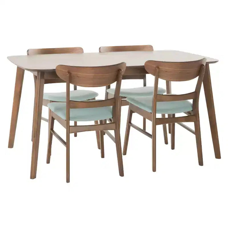 Ensemble de salle à manger 5 pièces Idalia de style moderne du milieu du siècle - Christopher Knight Home