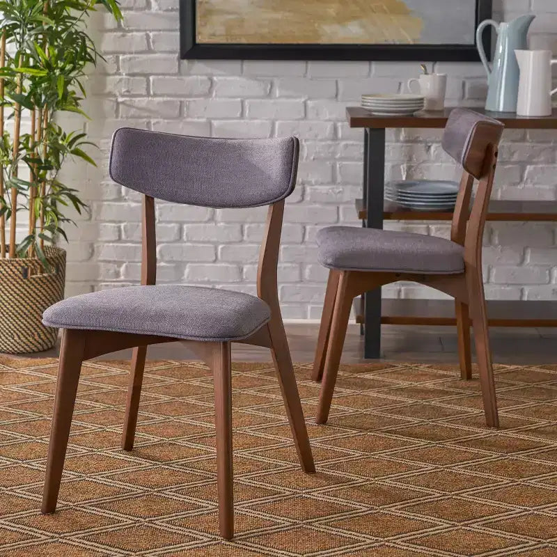 Ensemble de salle à manger 5 pièces en bois Megann style milieu du siècle - Christopher Knight Home