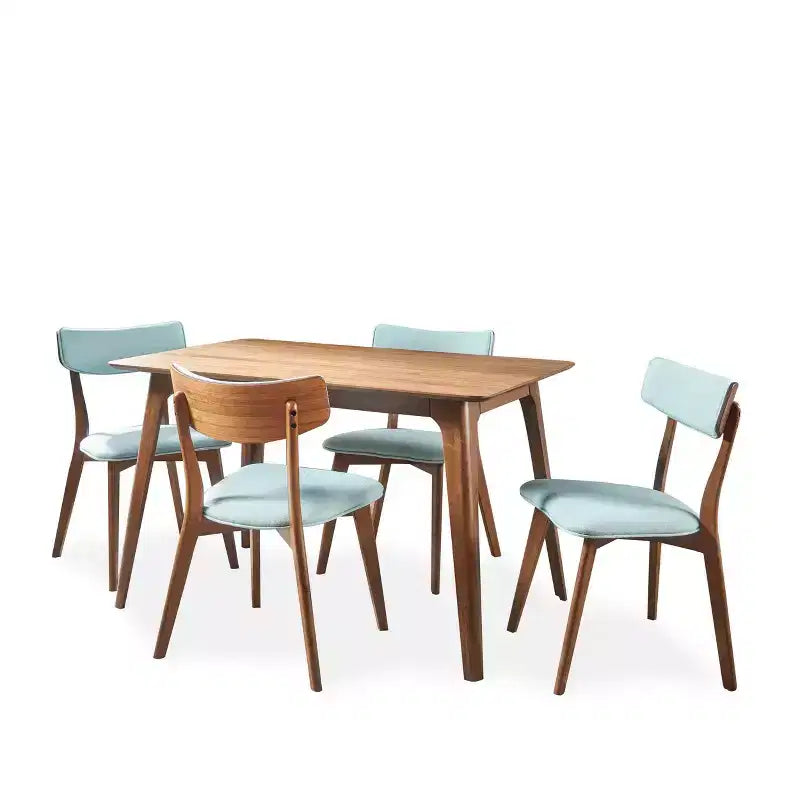 Ensemble de salle à manger 5 pièces en bois Megann style milieu du siècle - Christopher Knight Home