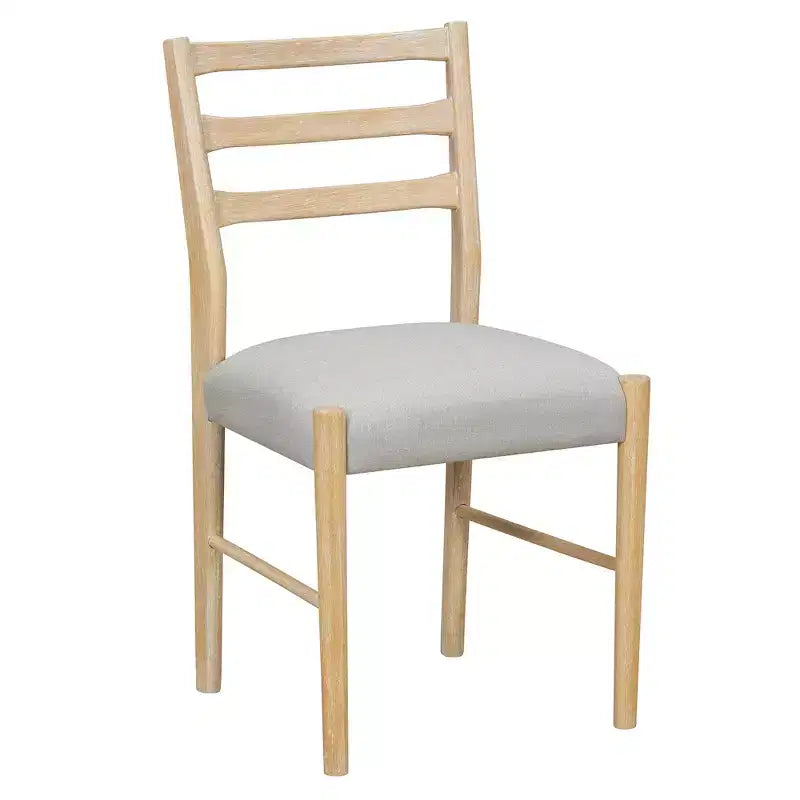 Ensemble de salle à manger extensible en bois 7 pièces avec 6 chaises rembourrées, rallonge de 12 po et 2 tiroirs - ModernLuxe