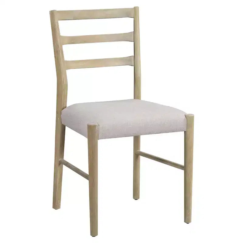 Ensemble de salle à manger extensible en bois 7 pièces avec 6 chaises rembourrées, rallonge de 12 po et 2 tiroirs - ModernLuxe