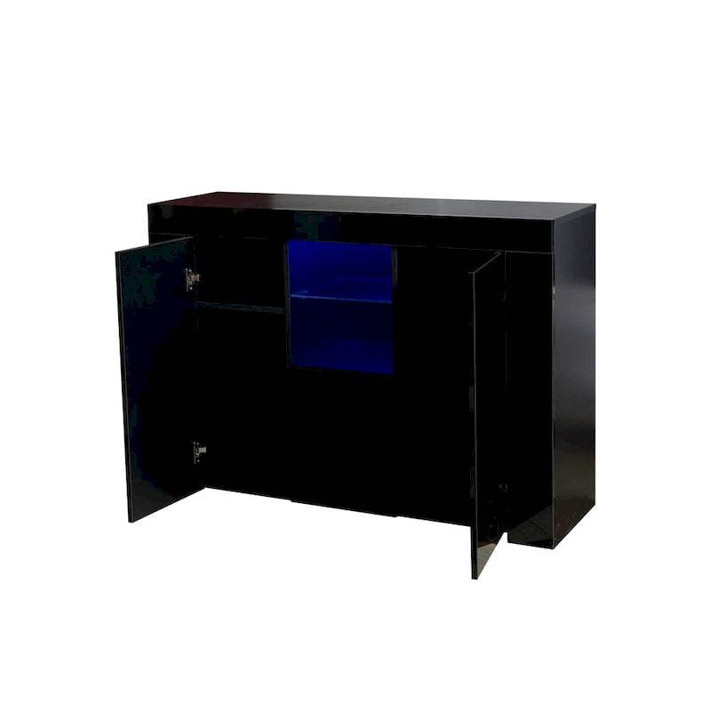 Buffet de salle à manger avec éclairage LED