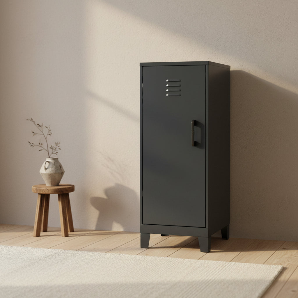 42.5H 3 Shelf Vented Door Storage Locker Cabinet