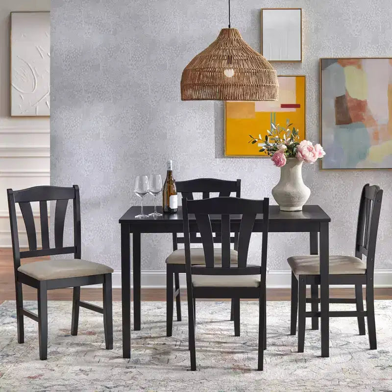 Ensemble de salle à manger rectangulaire 5 pièces Metropolitan de Buylateral