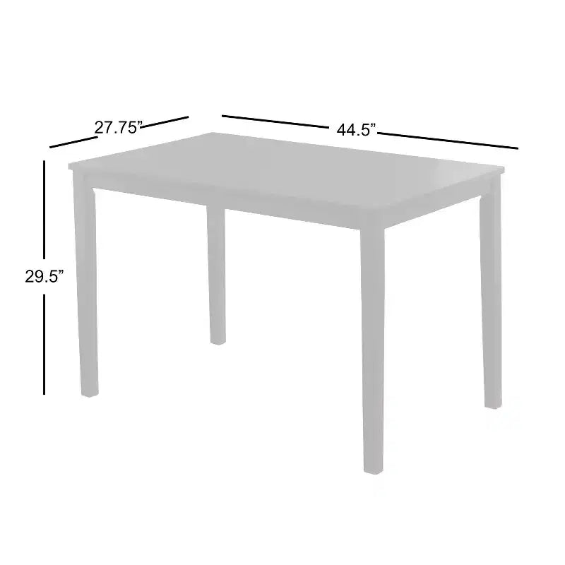Ensemble de salle à manger rectangulaire 5 pièces Metropolitan de Buylateral