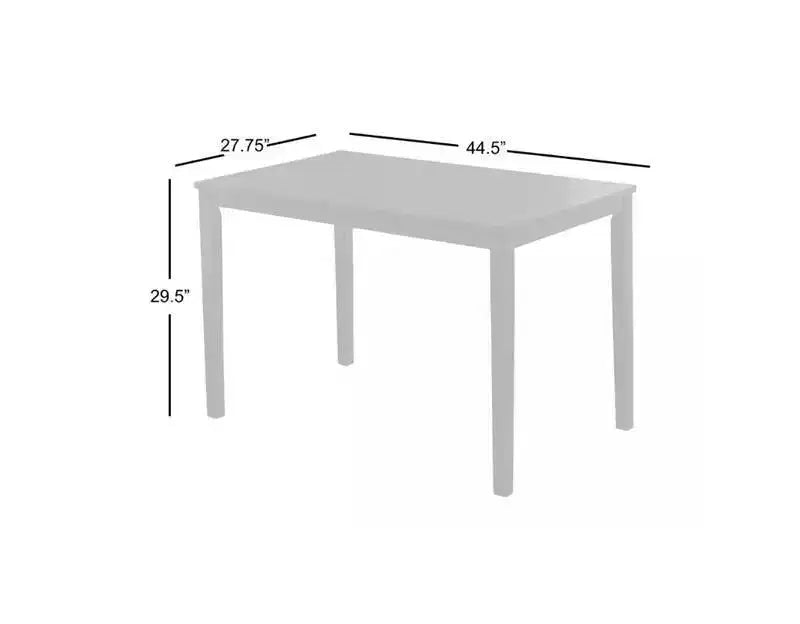 Ensemble de salle à manger rectangulaire 5 pièces Metropolitan de Buylateral