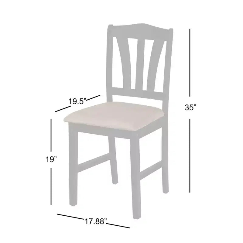 Ensemble de salle à manger rectangulaire 5 pièces Metropolitan de Buylateral