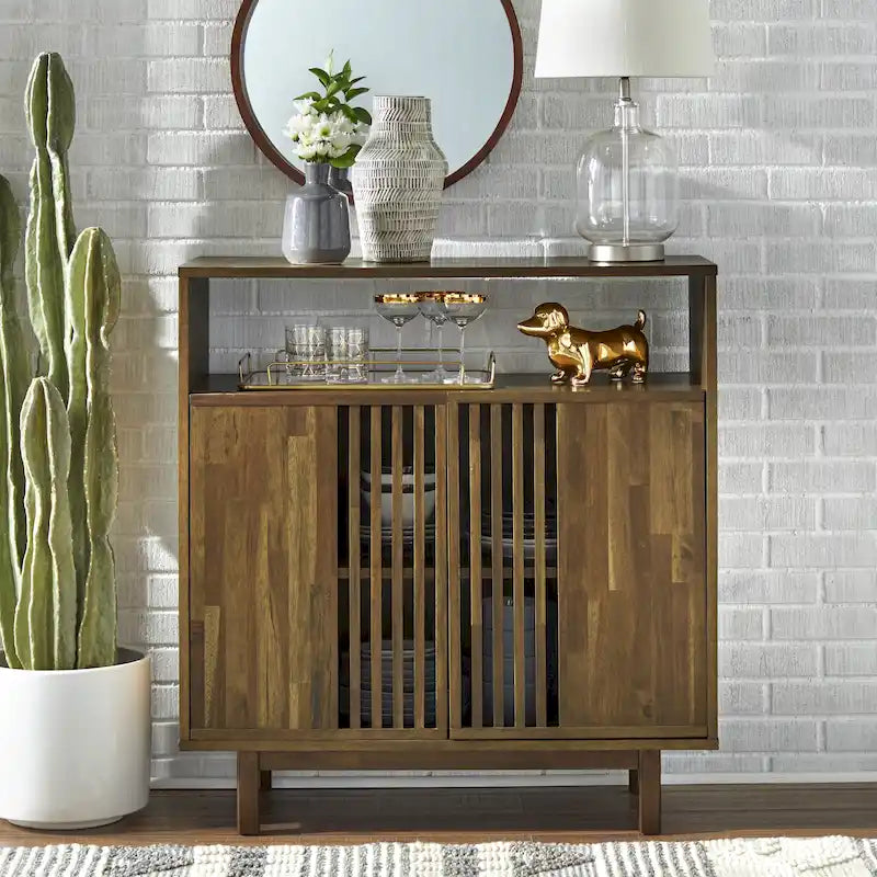 Enfilade de style Mid-century en Noyer Américain Latté