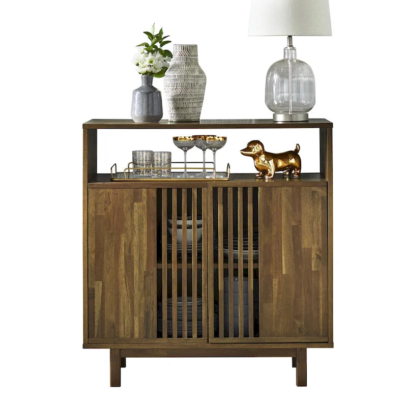 Enfilade de style Mid-century en Noyer Américain Latté