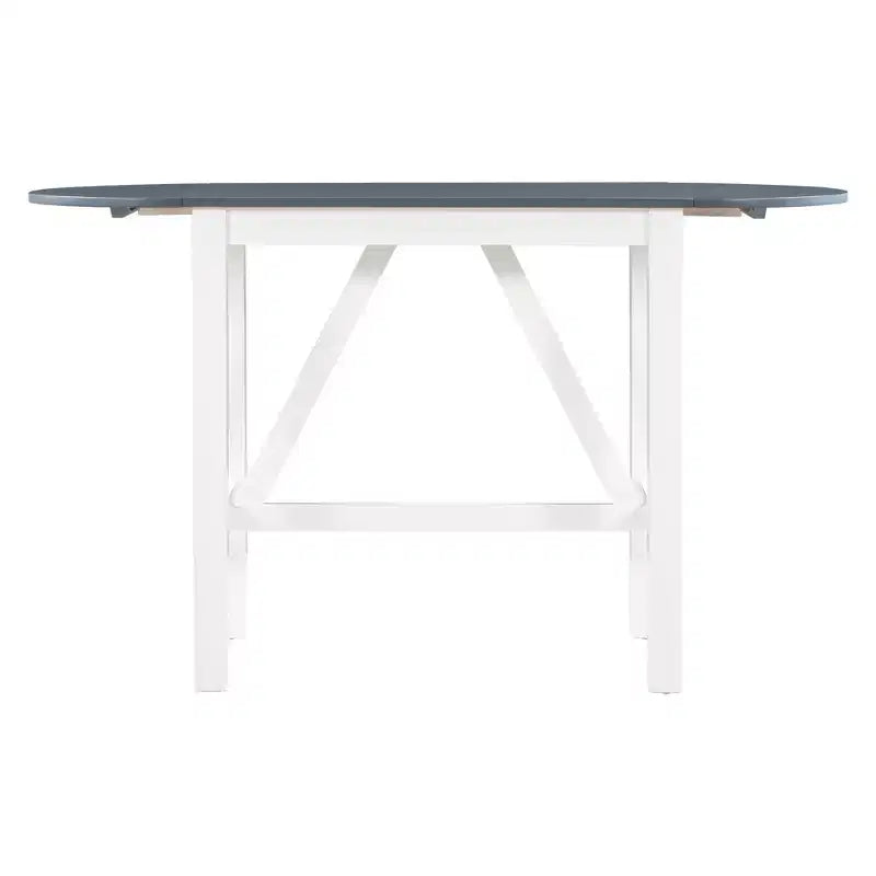 Ensemble de salle à manger 3 pièces ModernLuxe avec table de hauteur comptoir à rallonges en bois et 2 chaises de salle à manger rembourrées 4B