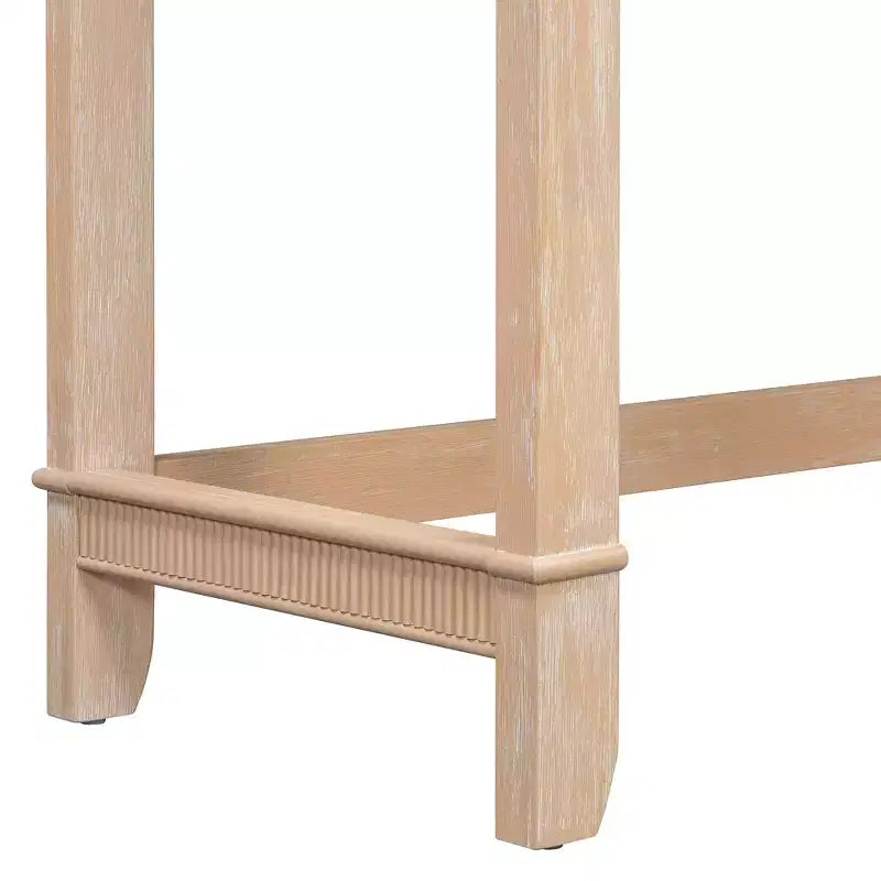 Ensemble table de bar 4 pièces avec 3 tabourets rembourrés, table à manger multifonctionnelle avec 3 tiroirs 4B - ModernLuxe
