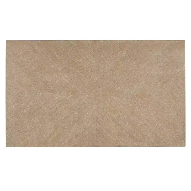 Ensemble de salle à manger rétro 6 pièces, 1 table rectangulaire avec base trapézoïdale stable, 4 chaises rembourrées et 1 banc 4S - ModernLuxe