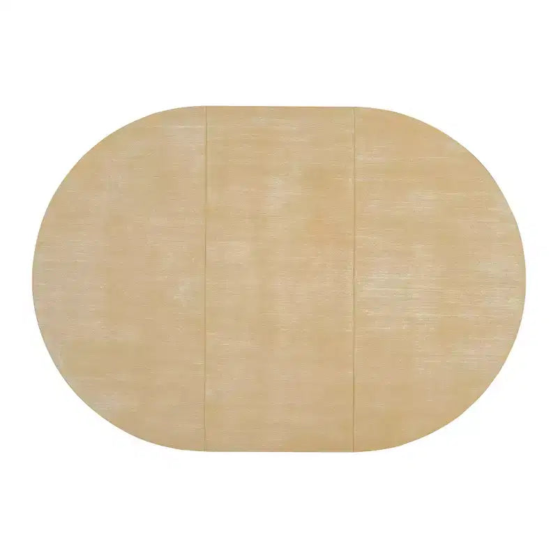 Ensemble de salle à manger 6 pièces avec table à rallonge et piédestal, 1 table avec rallonge amovible de 45,7 cm, 4 chaises rembourrées et 1 banc 4S - ModernLuxe