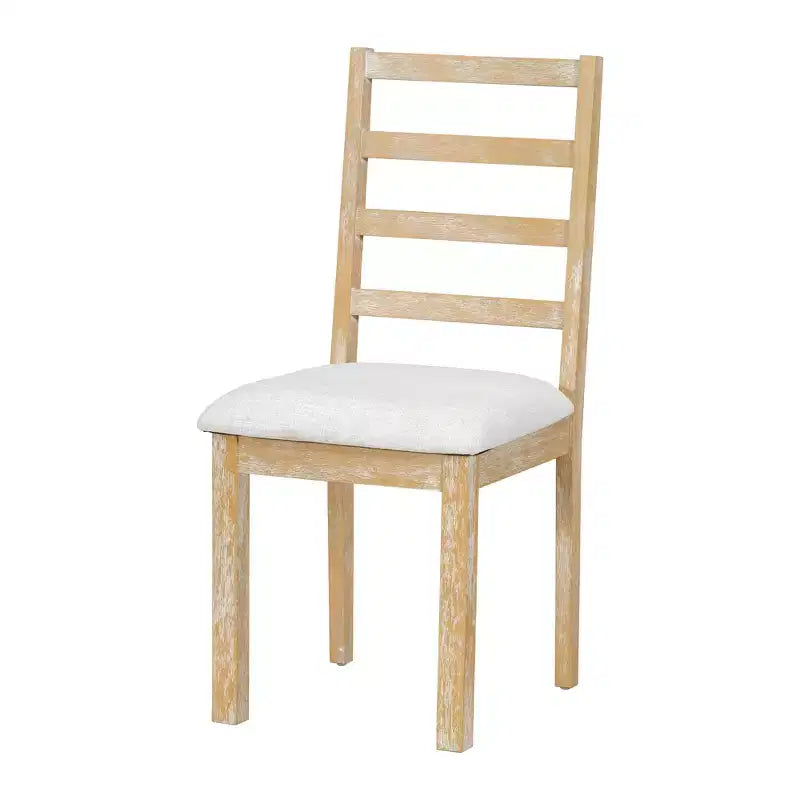 Ensemble de salle à manger 6 pièces avec table à rallonge et piédestal, 1 table avec rallonge amovible de 45,7 cm, 4 chaises rembourrées et 1 banc 4S - ModernLuxe