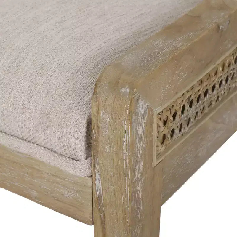 Ensemble de salle à manger 5 pièces en rotin et bois d'hévéa Sorenza de Christopher Knight Home