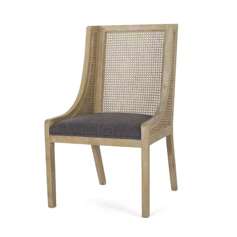 Ensemble de salle à manger 5 pièces en rotin et bois d'hévéa Sorenza de Christopher Knight Home