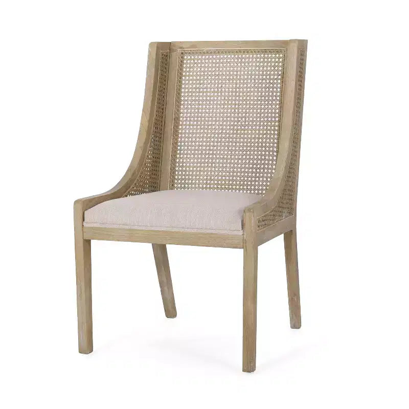 Ensemble de salle à manger 5 pièces en rotin et bois d'hévéa Sorenza de Christopher Knight Home