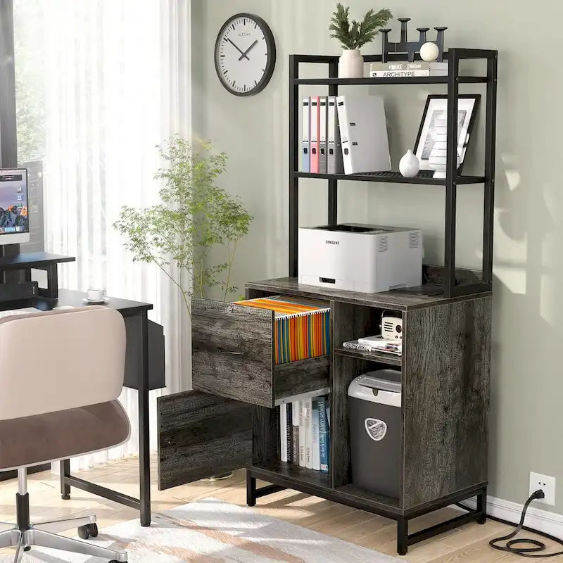 Meuble de rangement buffet avec ports USB