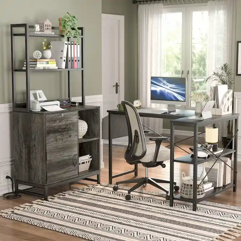 Meuble de rangement buffet avec ports USB