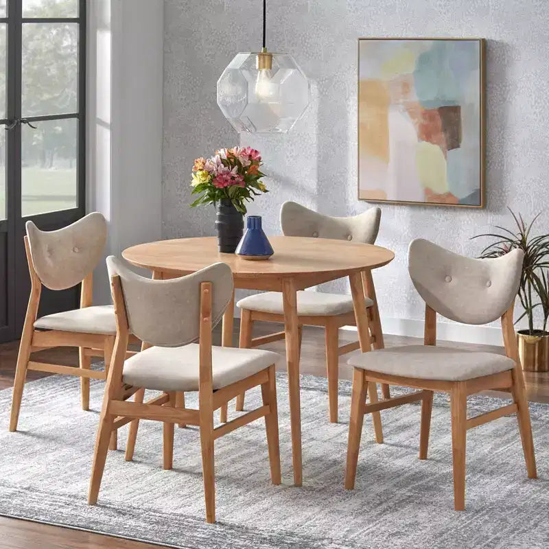 Ensemble de salle à manger Lifestorey 5 pièces Raylen Mid-Century Modern