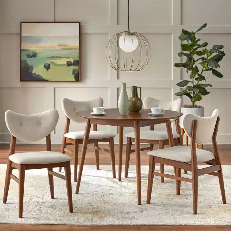 Ensemble de salle à manger Lifestorey 5 pièces Raylen Mid-Century Modern