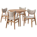 Ensemble de salle à manger Lifestorey 5 pièces Raylen Mid-Century Modern