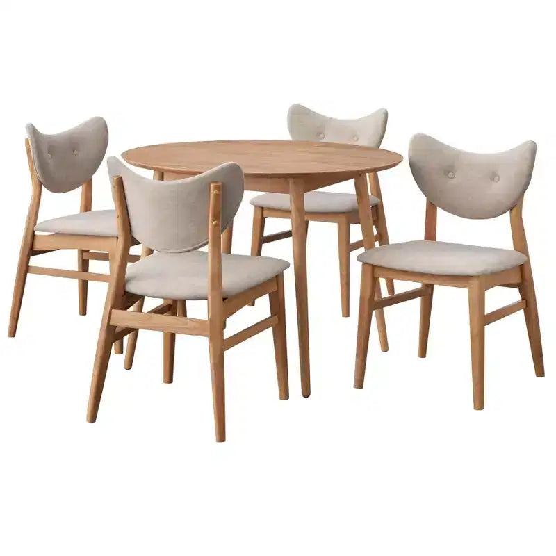Ensemble de salle à manger Lifestorey 5 pièces Raylen Mid-Century Modern