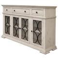 Vineyard Mod Circle Sideboard - Ivory - 72